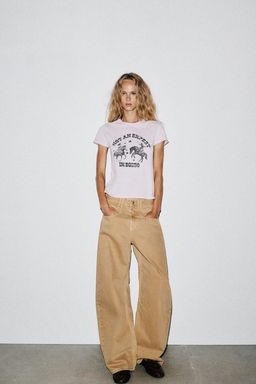WASHED-EFFECT T-SHIRT