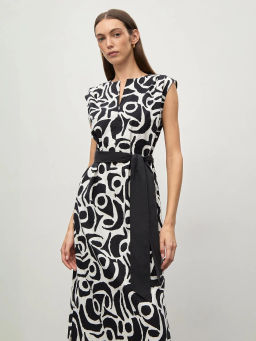 ЕМКА / Платье с поясом - Emka фото 5