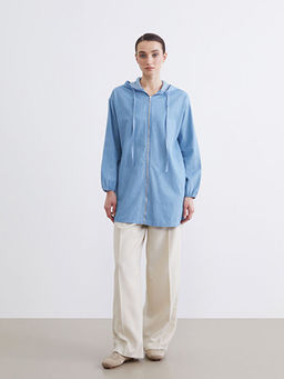 Kap??onlu Kad?n Jean Tunik