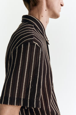 Camisa en punto texturizado Regular Fit - H&m фото 5
