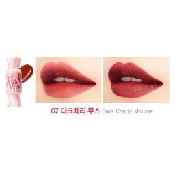 Тинт-мусс для губ Конфетка THE SAEM Saemmul Mousse Candy Tint 07 Dark Cherry Mousse, 8g