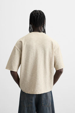 CONTRAST PRINT KNIT T-SHIRT - Zara фото 3