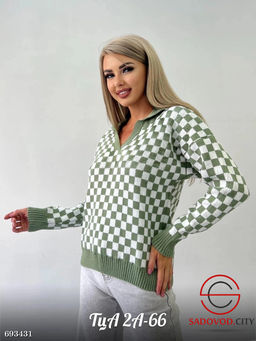 Кофта женская с воротником