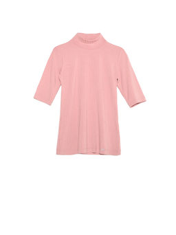 CONTE Топ в рубчик из вискозы премиального качества LD 1031 coral almond