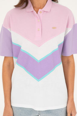 Женская сиреневая футболка Неожиданная скидка в корзине - U.s. polo assn фото 6