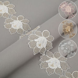 Кружево Gamma сетка 85 мм GFLM-24089 в рулоне 11 м 0.2 Турция