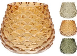 Подсвечник "Лесная шишка" 7,4*6,5 см, Зеленый