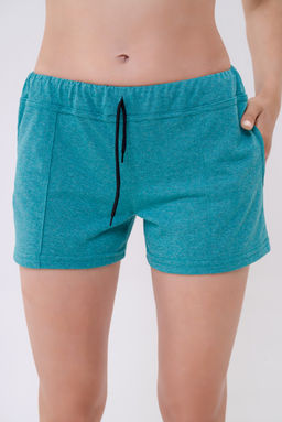 Шорты женские из кулирки Молодежные бирюзовый