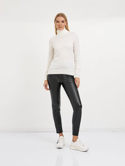 брюки женские черные укороченные