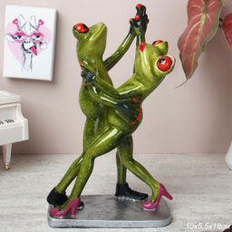 Фигурка Лягушка танцующая пара 18 см / YX29014 /уп 24/