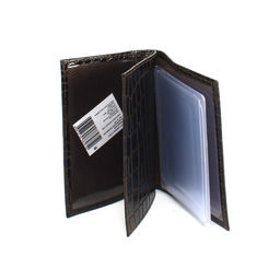 Обложка для авто+паспорт-Croco-ВП-102 натуральная кожа коричневый крокодил (238) 265494  фото 3