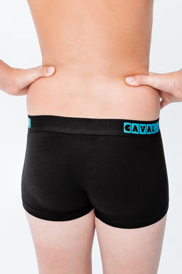 Трусы боксеры на мальчика открытая резинка БПО черный