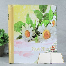 Фотоальбом магнитный 20 листов Цветы / 031C /уп 40/микс 4 вида (Желтый) - Галеонтрейд фото 5