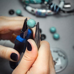 Серьги из муранского стекла LILAC LS3545