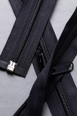 Молния Спираль р/м GAMMA G105. 300 см тип 5 разъёмная однозамковая 2-х язычковая 10 шт ЧЕРНЫЙ №310