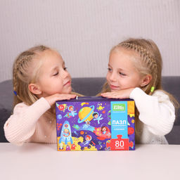 ElBascoKids / Пазл на внимательность Зимняя деревня 80 элементов - El`BascoKids фото 18