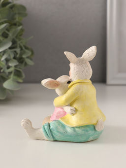 Фигурка полистоун Кролик с крольчонком: папа и сын, 9?9?10 см
