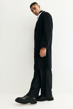 Single-breasted wool coat - H&m фото 7