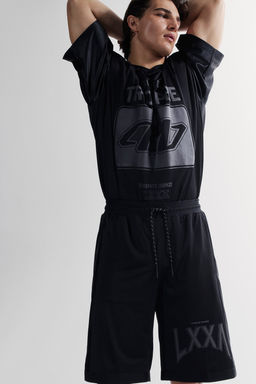 Pantalon de deporte a la rodilla en malla DryMove - H&m фото 5