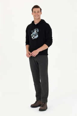 U. S. Polo Assn Мужские брюки из плотной ткани антрацитового цвета - U.s. polo assn фото 8