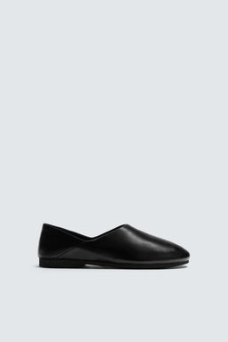 LEATHER SHOES VIBRAM® SOLE AARON LEVINE X ZARA