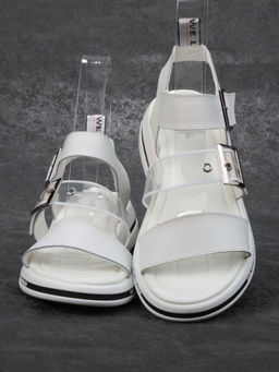 08-FED26-1PD WHITE Босоножки женские (натуральная кожа)