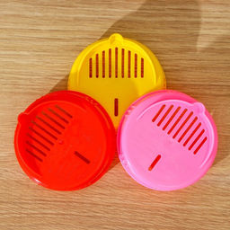 Цена за 10 шт. Крышка сливная, ТО-100 мм, пластик, МИКС