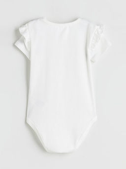 Minnie Mouse Bask?l? K?z Bebek Body Tayt ve Sa? Band? 3l? Tak?m