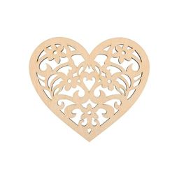 Заготовка для декорирования Mr. Carving ВД-338 Сердечко декоративное 3 фанера 9 х 8 х 0.3 см  фото 3