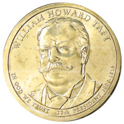 1 доллар 2013 года D США 27-й президент США Уильям Тафт