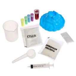 Набор для опытов «Разноцветный вулкан», 5 цветов