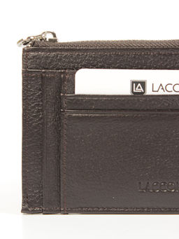 LACCOMA кредитница LA-6999-темно-коричневый натуральная кожа