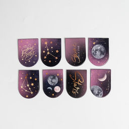 Набор магнитных закладок 8 шт на круглой подложке IN MY SPACE - Artfox фото 3