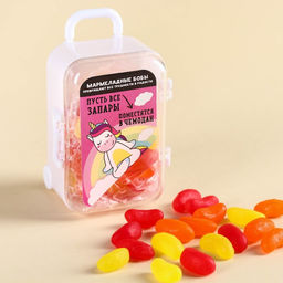 Мармеладные бобы в чемодане Все запары, 50 г.