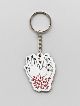 Брелок ECO из дерева LOL LAB "Сердце в руках"