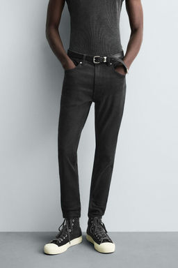 JEANS SKINNY FIT CROPPED / Negro - Zara фото 2