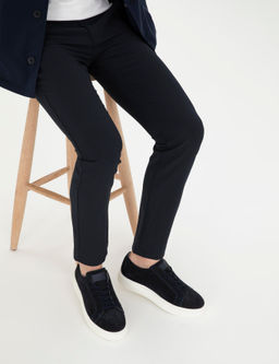 Lacivert Casual Ayakkab_