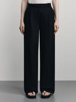 Брюки прямого кроя с содержанием льна / Zarina  фото 2