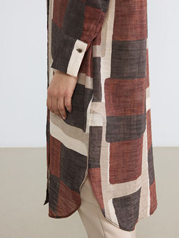 Desenli Kad?n G?mlek Tunik