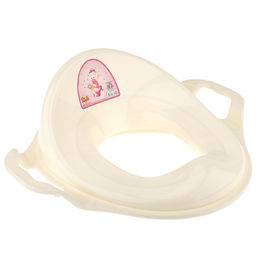 Накладка детская для унитаза пластмассовая 43х37х15см, кремовый (Россия)