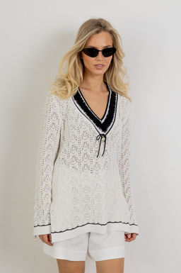 SS-2645 джемпер женский молоко