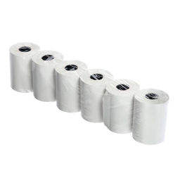 Цена за 6 шт. Чековая лента термо 57 мм × 22 м, 57×12×22, плотность 50 г/м²