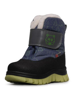 BO-328(33) Ботинки цвет серо-зеленый (шерсть) - Bottilini фото 4