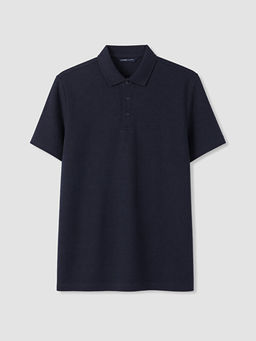 Regular Fit Polo Yaka Dokulu Erkek Ti??rt