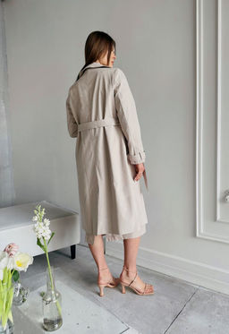 Плащ AURA 7025-170 бежевый