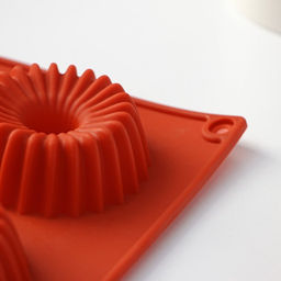 Форма для выпечки Доляна Кекс, силикон, 29?17?2 см, 8 ячеек (5,8?2 см), цвет коричневый  фото 4