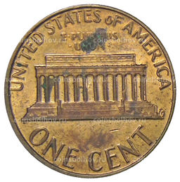 Монета 1 цент 1981 года D США