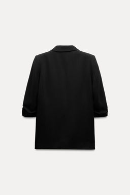 BLAZER WITH ROLLED-UP SLEEVES - Zara фото 6