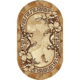 Ковёр Мокко овальный 200х300 см, 100% полипропилен, джут