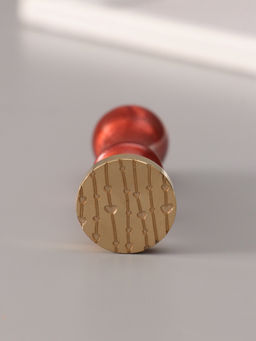 Печать для сургуча с пластиковой ручкой «Сердечки на нитях», 6.3×2.5×2.5 см